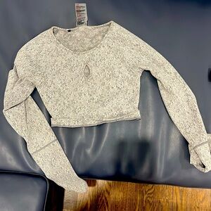 Gymshark top cropped long sleeve